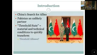 CGSR  | Threshold Alliance: Assessing the China-Pakistan Military Relationship by Sameer Lalwani