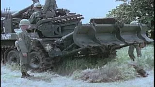 8-inch self-propelled howitzer M110 of United States Army in United States. HD Stock Footage