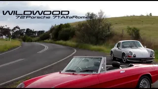 Classic '72 Porsche 911 chases '71 Alfa Romeo Spider