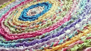 Easy Crochet Rag Rug Tutorial