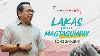 The Power to Win | Bong Saquing | Run Through