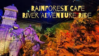 The RAINFOREST CAFE in Galveston, TX has its own DARK RIDE!