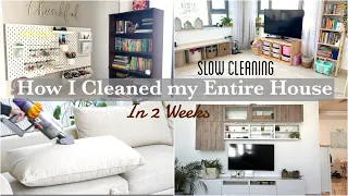 How I Cleaned my Entire House in 2 Weeks| Slow Cleaning| Ramadan Cleaning