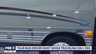 Bus riddled with bullets on Maryland highway; driver injured | FOX 5 DC