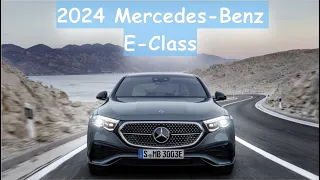 2024 Mercedes Benz E Class with a SELFIE camera!