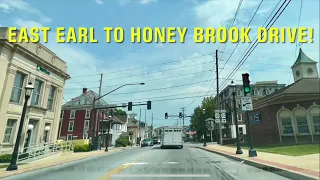 Lancaster County Drive - East Earl to Honey Brook! 4K!