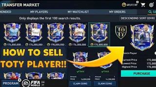 TUTORIAL CUM SĂ VINZI JUCALĂTORII TOTY PE MARKET CAND SUNT 999+/FIFA MOBILE 23