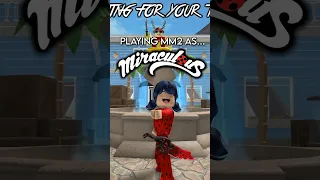 Playing MM2 as miraculous 🐞😂 #mm2 #roblox #robloxedit #miraculous #robloxmm2 #murdermystery2