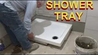 Install a shower tray