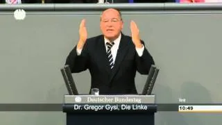 Gregor Gysi: Für ein zweifelhaftes Denkmal verzichten Union und SPD auf alles, was Zukunft ausmacht