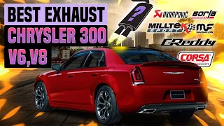 Chrysler 300 Exhaust Sound V8 V6 🔥 Straight Pipe,Mods,Review,Upgrade,Borla,Flowmater,Magnaflow,OBX+