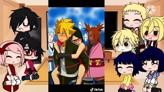 |°Família uzumaki e uchiha+inojin reagindo a tik toks°| {borusara e inohima}