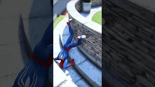 GTA 5 Epic Ragdolls Spiderman jumps/fails Ep.385 #shorts