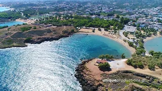 Agioi Apostoloi Beach in Chania Crete | 4K Aerial Video by Unique Productions