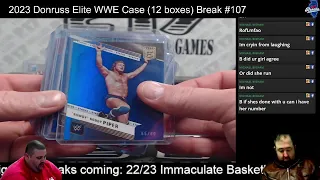 2023 Donruss Elite WWE Case (12 boxes) Break #107