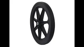 Marathon 20” Flat-Free Spoked Tire Assembly Replacement for Rubbermaid and other Garden - Overview