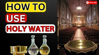 ✝️ How To Use Holy Water || How To Use Holy Water On Yourself || Check It Out ✝️