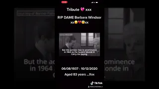 Barbara Windsor 1937 - 2020 uploaded on TikTok 11.12.2020