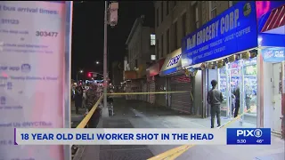 18-year-old deli worker shot in the head