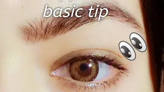 lense application for beginners ❣️ and talk about side effects 😳