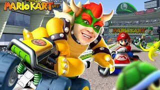 alanzoka jogando Mario Kart 8 com os amigos