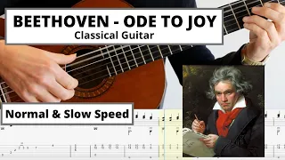 BEETHOVEN - Ode to Joy - Guitar Tab