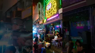 Khao San Road | Bangkok Night Life | Travel Vlog #thailand #travel #khaosan #shorts #party #bangkok