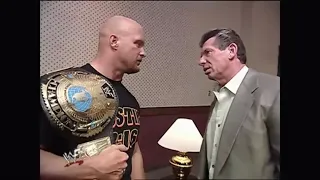 Stone Cold Steve Austin Sings A Song To Vince McMahon KURTTTT WWE Smackdown 7-12-2001