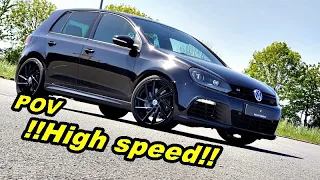 [POV] Volkswagen Golf mk6 R #1 - high speed LEGAL!!