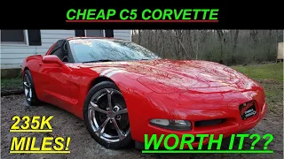 Cheap C5 Corvette! High Mileage Corvettes Are Worth It!