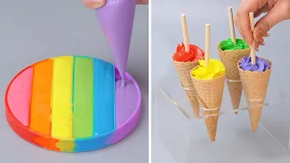 Top 10 Trending Rainbow Cake Decorating Tutorials | So Yummy Chocolate Cake Compilation