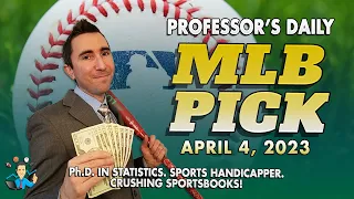 UPSET SPECIAL IN MLB TODAY!!! (BY UNIVERSITY STATS TEACHER) TOP MLB PICK APRIL 4