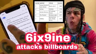 6ix9ine claims that billboard has been manipulating the charts