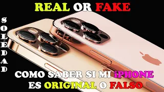 Como saber si un Iphone es ORIGINAL o FALSO - REAL OR FAKE