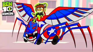 Super Captain Bus Eater vs Plane Eater | D2D Ben 10