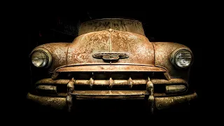 Abandoned Vintage Cars Wallpapers | Creepy Old Rusty Moss Wreck 4k HD