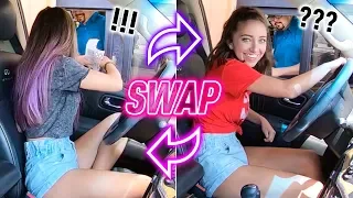 Identical Twins DRIVE THRU Swap Challenge