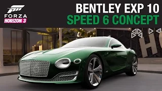 Bentley EXP 10 Speed 6 - Forzavista, Free Roam Gameplay - Logitech G Car Pack -  Forza Horizon 3