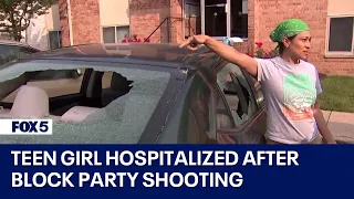 Teen girl hospitalized following block party shooting in Silver Spring