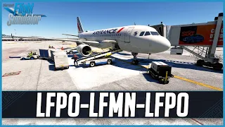 MSFS LIVE | Real World Air France OPS | Fenix A320 | MiniFCU | Paris (Orly) to Nice (Round-trip)