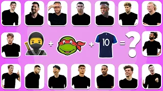 (Part 2)Guess the song,jersey number,emoji of football playerRonaldo, Messi, Neymar|Mbappe.