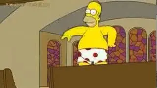 Homer Simpson   I was made for loving you KISS