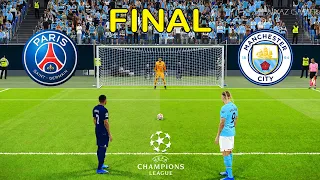 PSG vs Manchester City | Final UEFA Champions League 23 | Penalty Shootout 2023 | eFootball Gameplay