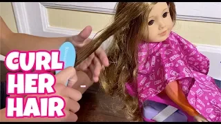 How to Curl Your American Girl Doll's Hair