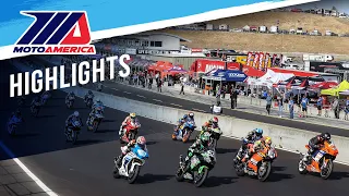 MotoAmerica Supersport Extended Race Highlights at Laguna Seca 2023