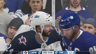 NHL 21 JETS VS MAPLE LEAFS GM20