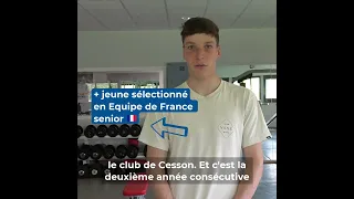 Titouan Castryck sélectionné en Equipe de France Senior