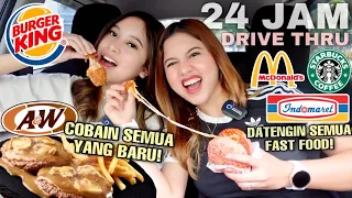 24 JAM DRIVE THRU DI MOBIL AJA!! KELILINGIN SEMUA FAST FOOD! Ft @Aurelliaurel