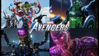 Marvel's Avengers All OLT & RAID Boss Fights XBOX Series X 4K