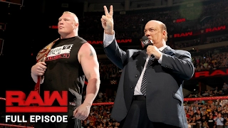 WWE RAW Full Episode, 3 April 2017